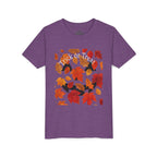 Youth Autumn Falling Leaves Short Sleeve Tee