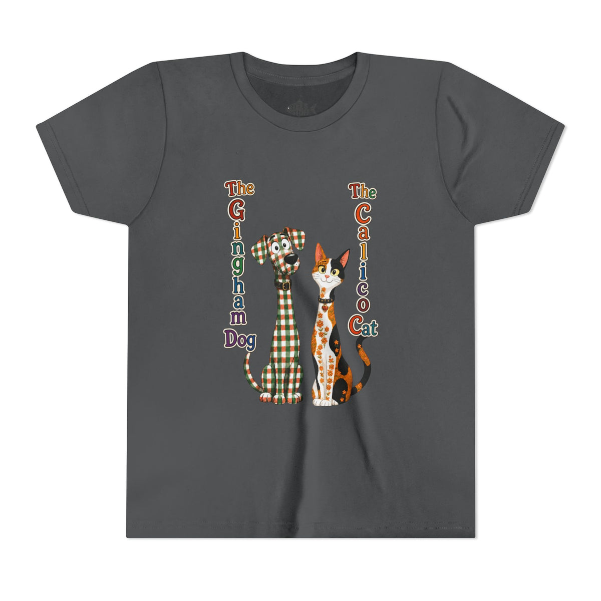 Gingham Dog & Calico Cat Kids Shirt