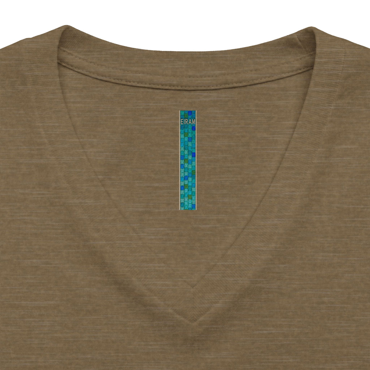 Orange Slice Splash T-Shirt | Citrus Fruit V-Neck Tee