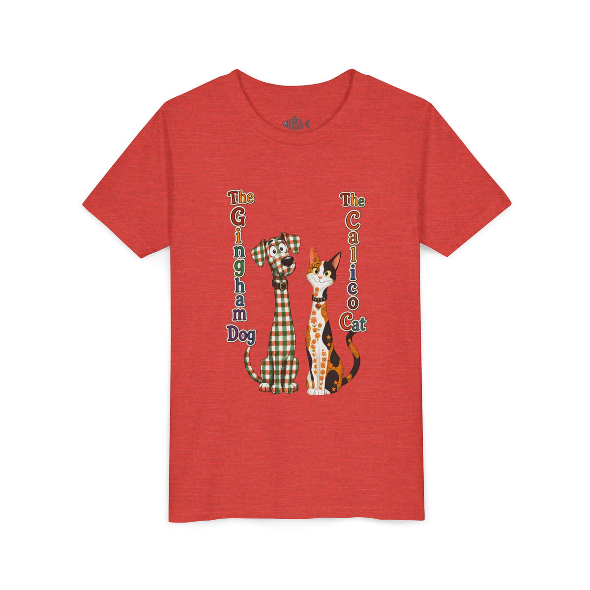 Gingham Dog & Calico Cat Kids Shirt