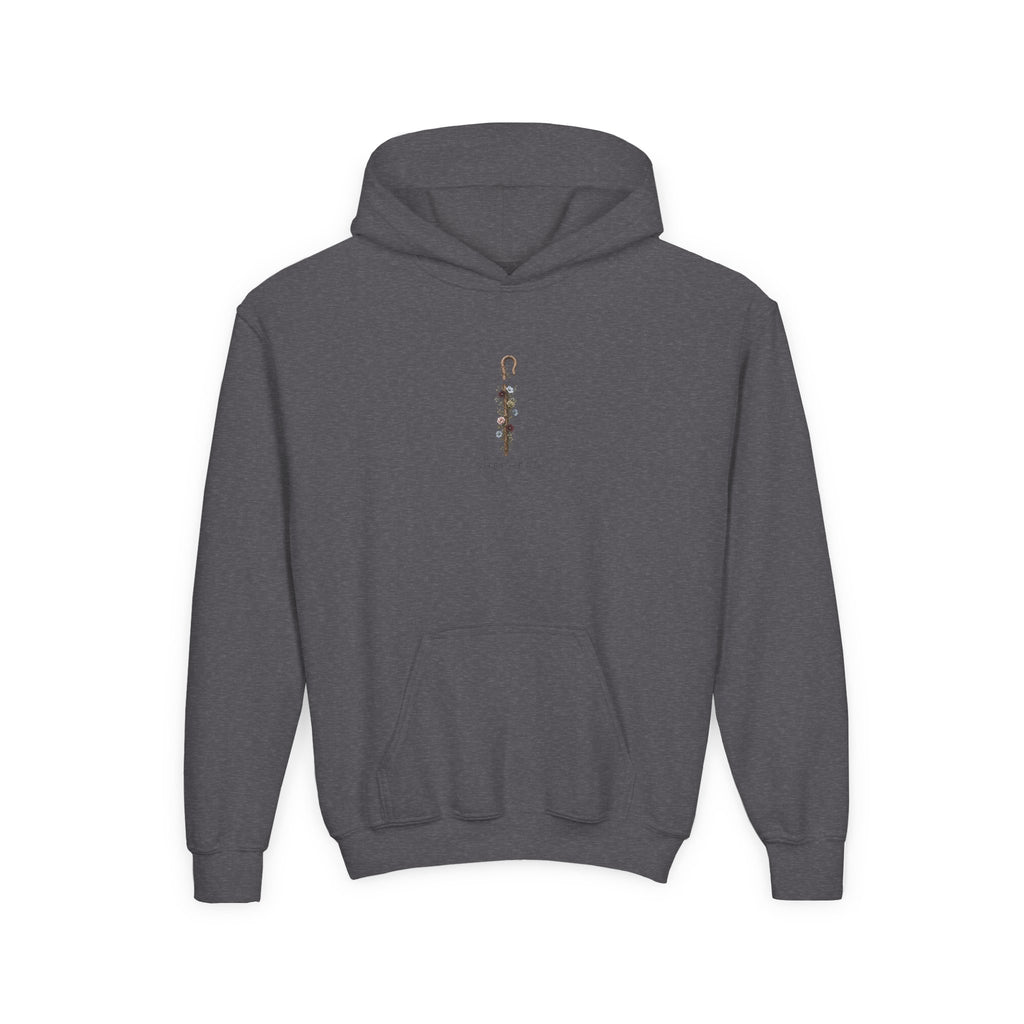 "The Lord Is My Shepherd" -Youth Heavy Blend Hooded Sweatshirt