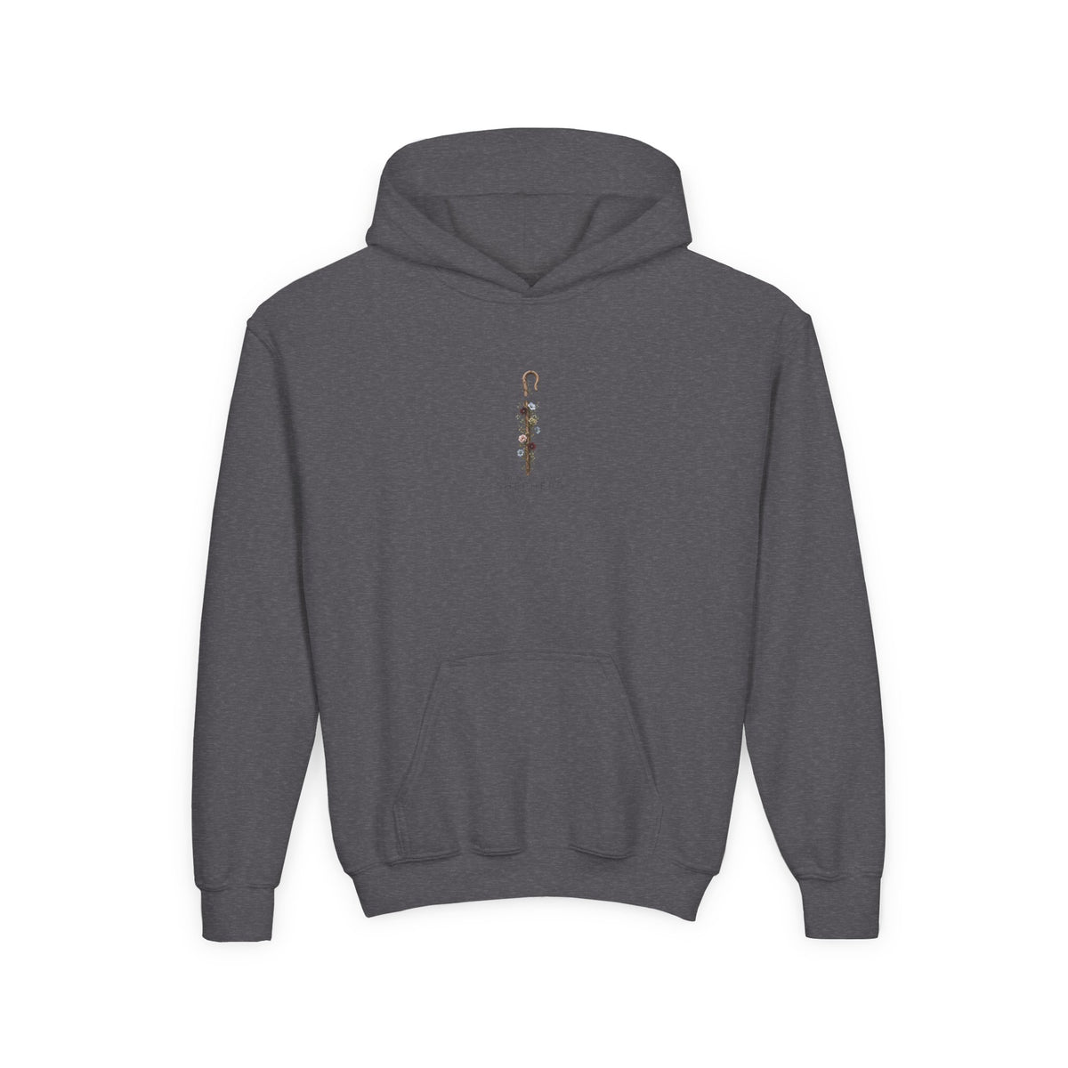 "The Lord Is My Shepherd" -Youth Heavy Blend Hooded Sweatshirt