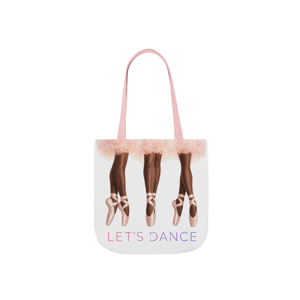 Ballet Tote Bag — 'Let's Dance' Ballerina Canvas Tote