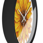 Sunflower Wall Clock — Bright Floral Home Decor Timepiece