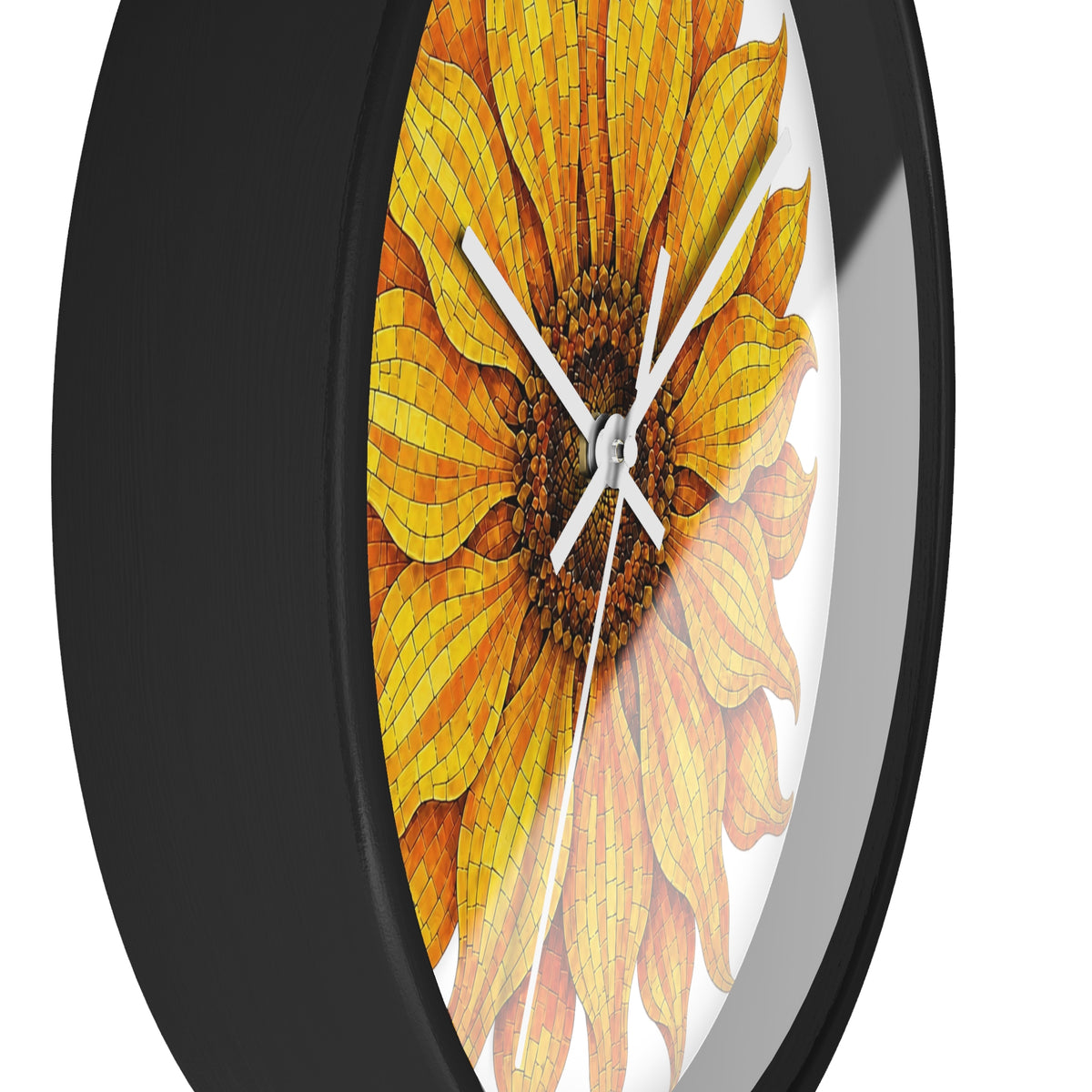 Sunflower Wall Clock — Bright Floral Home Decor Timepiece