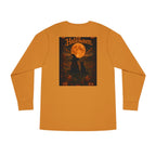 Halloween Cat Long Sleeve Tee — 'Hello Halloween' Jack-O'-Lantern Graphic