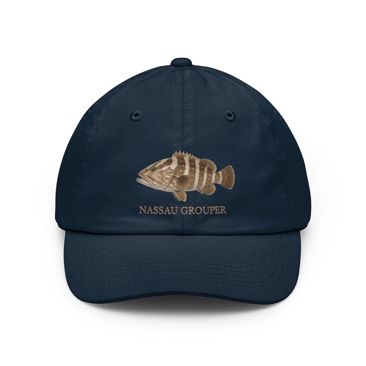 Nassau Grouper Embroidered Dad Hat
