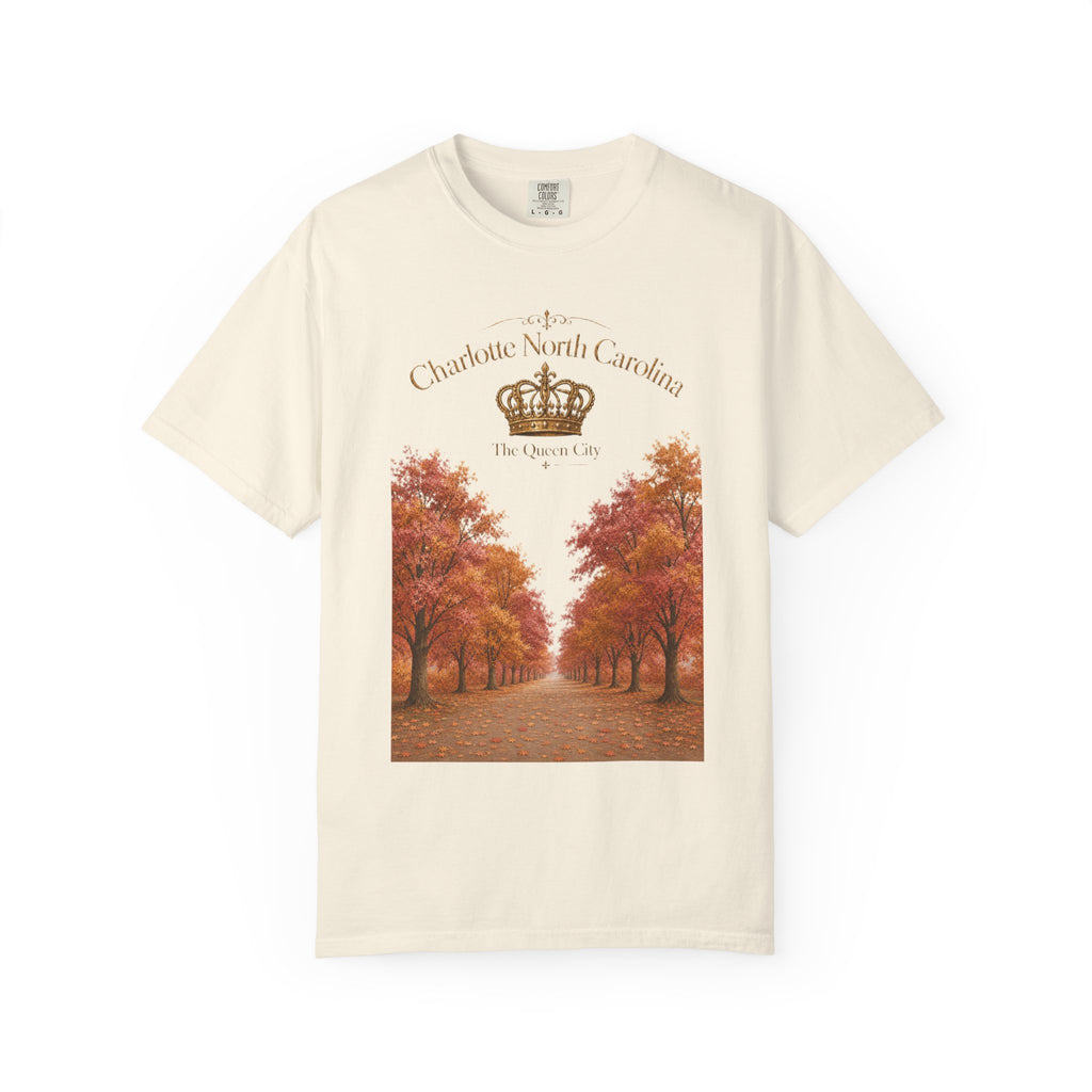 Charlotte North Carolina Autumn Tree Lane T-Shirt