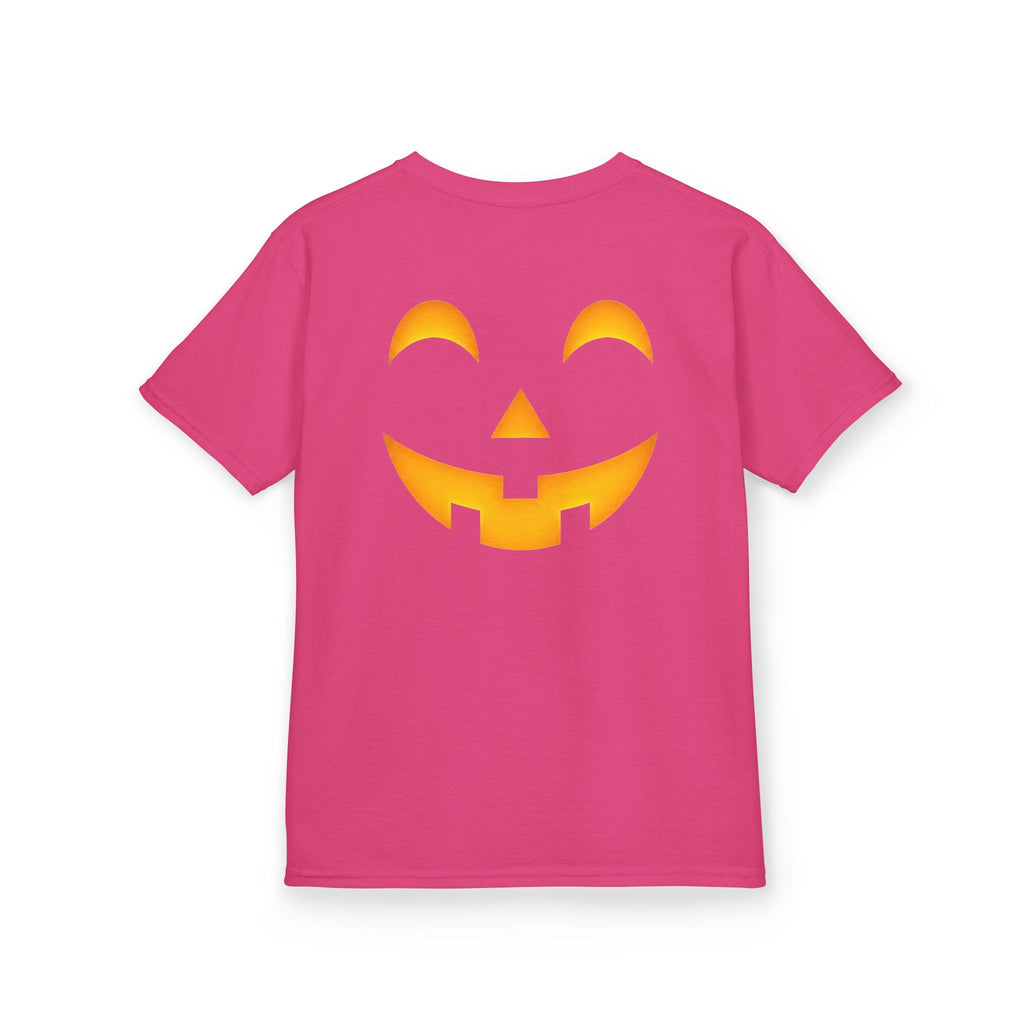 Kids Halloween Pumpkin Face Tee — Cute Jack-O'-Lantern T-Shirt for Children