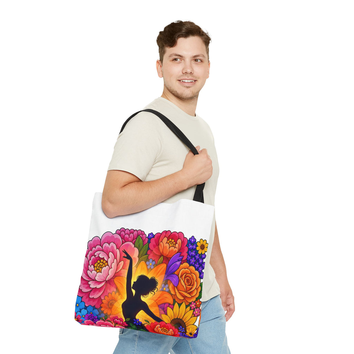 Ballerina flower Tote Bag (AOP)