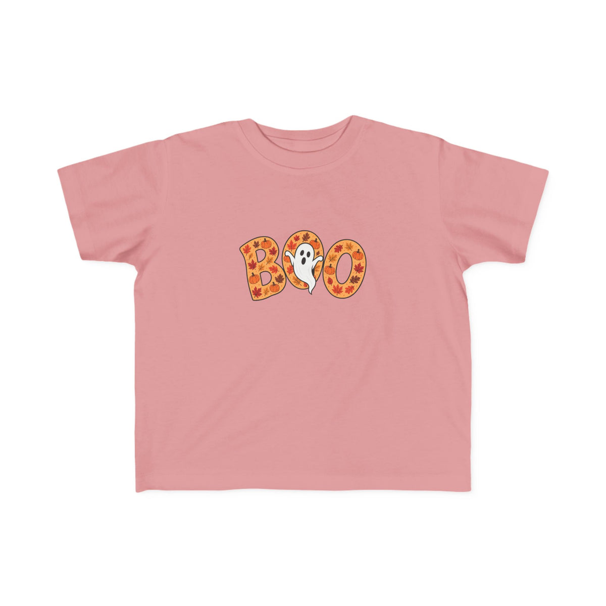 Toddler Tee - 'Boo' Ghost Halloween Striped Shirt