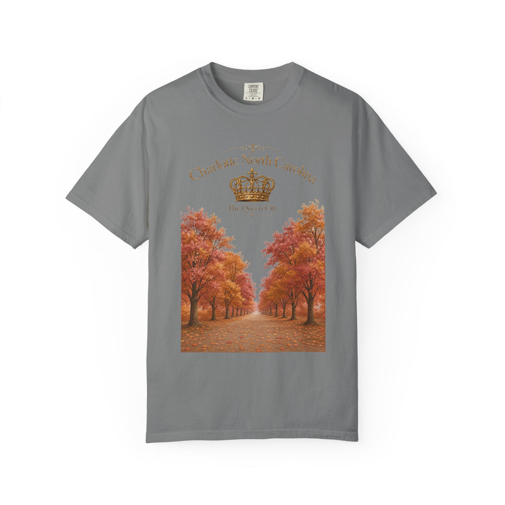 Charlotte North Carolina Autumn Tree Lane T-Shirt