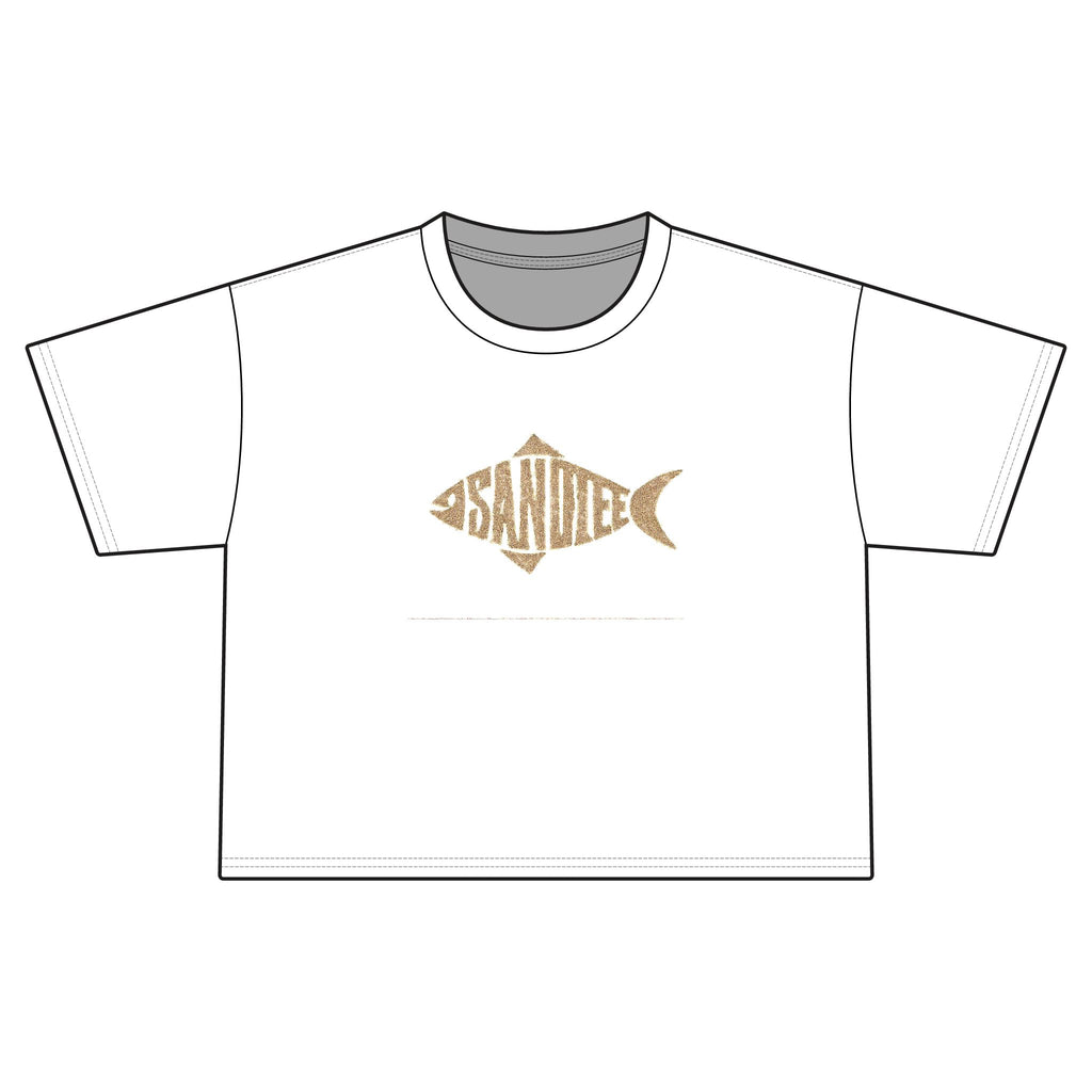 Women's Cropped Tee — Sandiego Fish Graphic