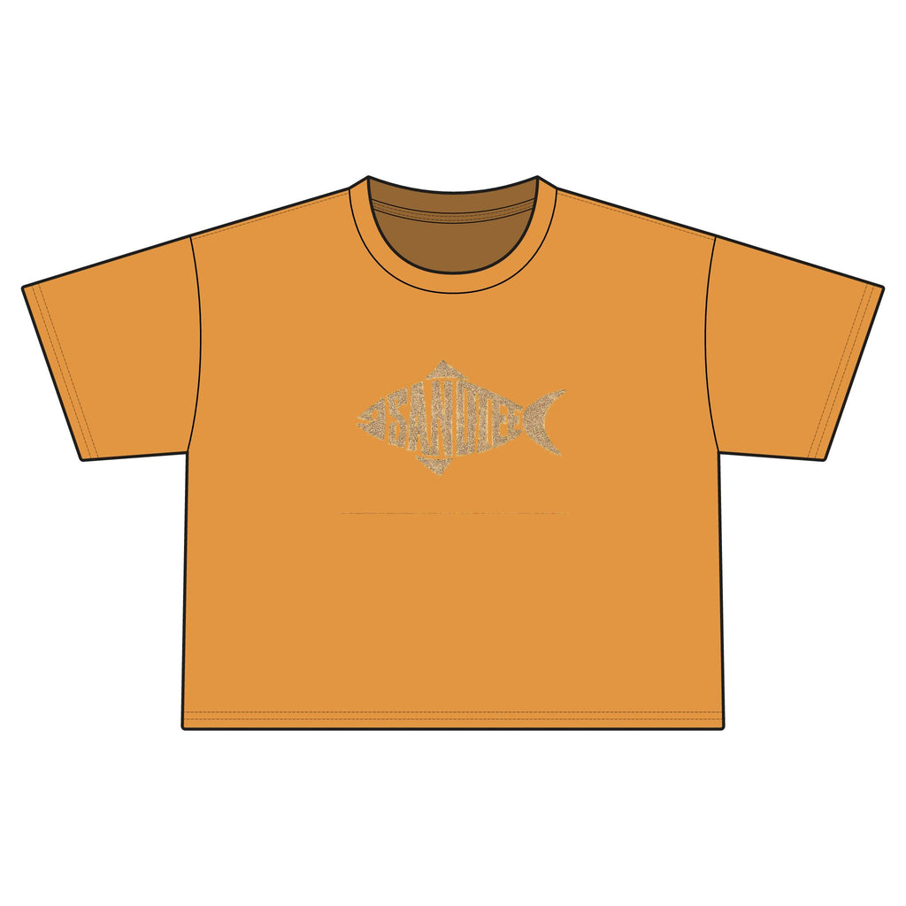 Women's Cropped Tee — Sandiego Fish Graphic