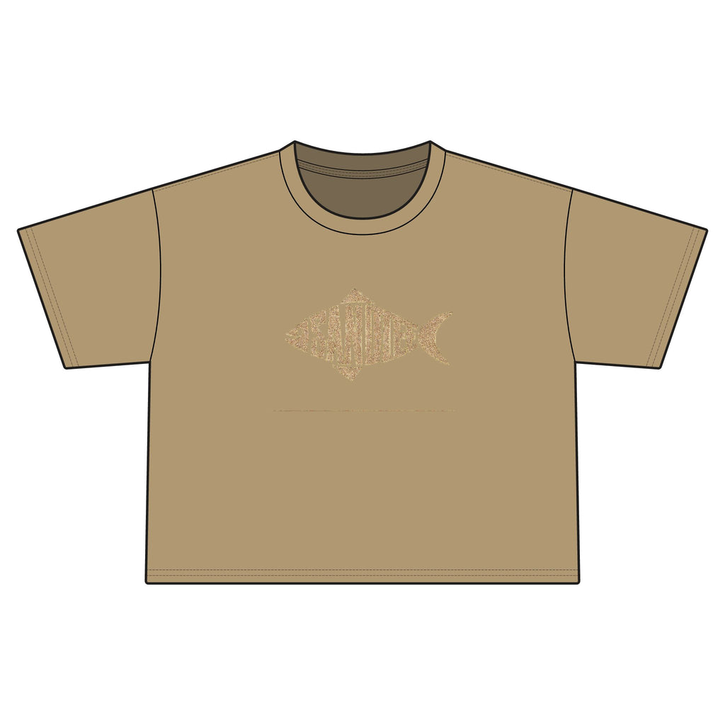 Women's Cropped Tee — Sandiego Fish Graphic