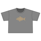 Women's Cropped Tee — Sandiego Fish Graphic