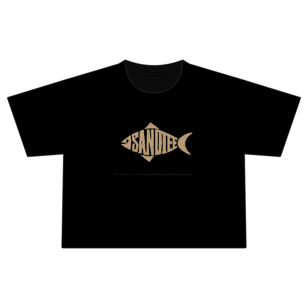 Women's Cropped Tee — Sandiego Fish Graphic