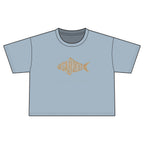 Women's Cropped Tee — Sandiego Fish Graphic