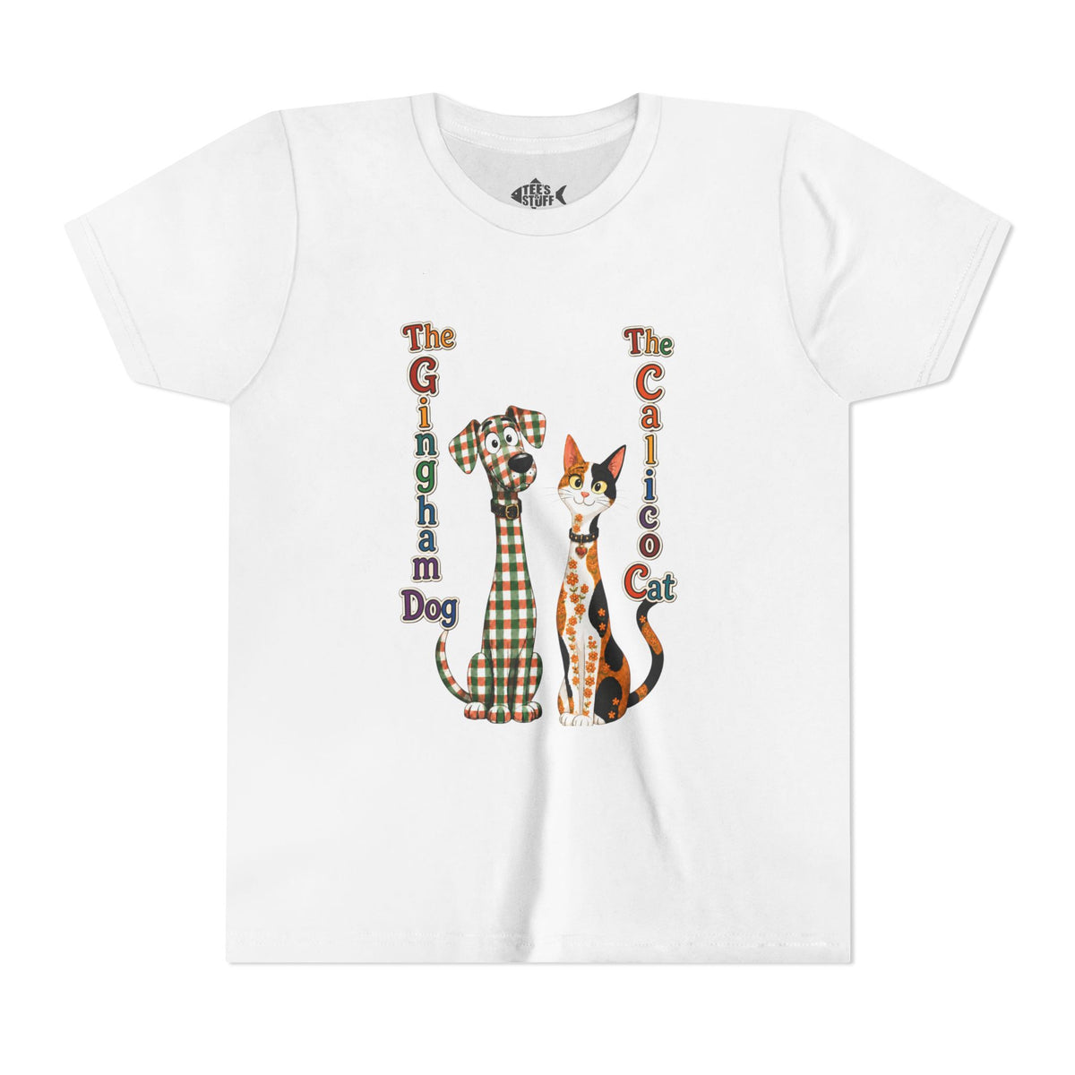 Gingham Dog & Calico Cat Kids Shirt