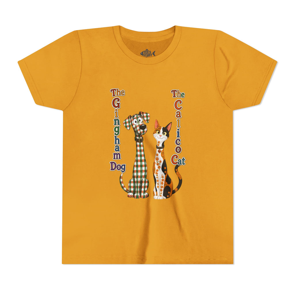 Gingham Dog & Calico Cat Kids Shirt