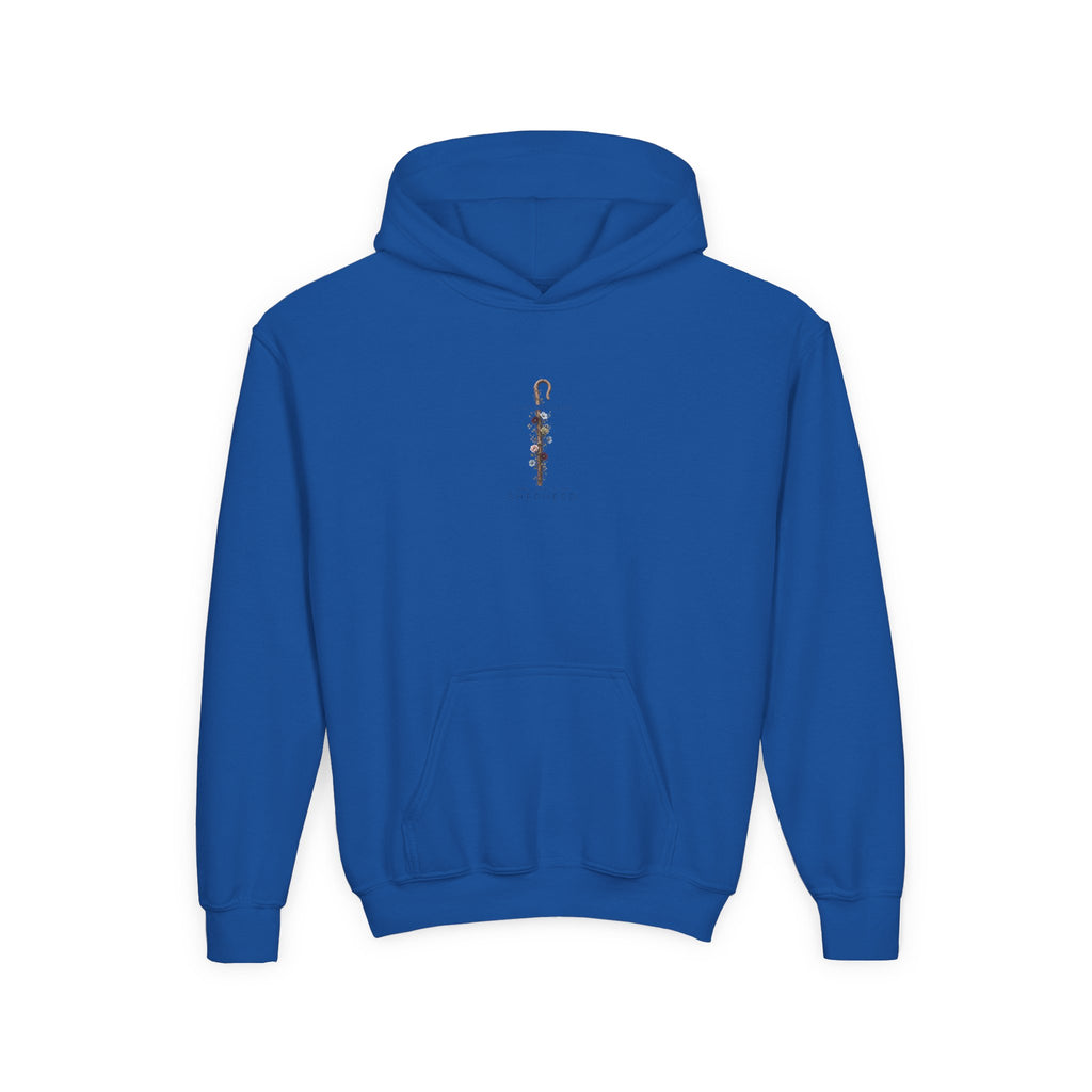 "The Lord Is My Shepherd" -Youth Heavy Blend Hooded Sweatshirt