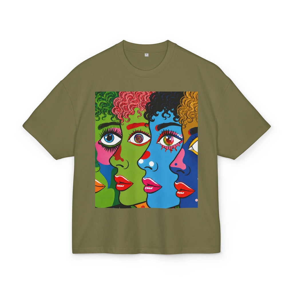 Colorful Pop Art Faces Tee