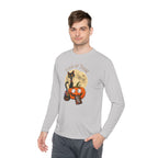 Halloween Pumpkin & Black Cat Long Sleeve Tee — "Trick or Treat / Hello Halloween"