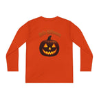 Youth Halloween Pumpkin Long Sleeve Tee - "Trick or Treat"