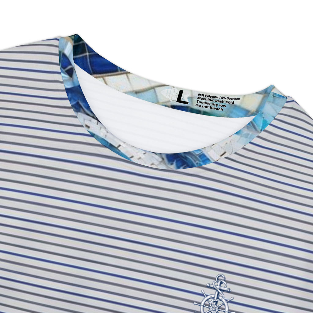 Tees & Stuff Women’s Striped Short Sleeve Shirt — Casual Nautical Tee