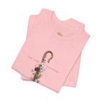 Shepherd Floral Staff T‑Shirt — 'The Lord Is My Shepherd' Faith Tee