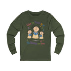 Christian Choir Long Sleeve Tee — "When the Praises Go Up, The Blessings Come Down"