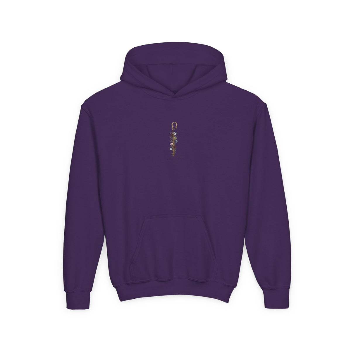 "The Lord Is My Shepherd" -Youth Heavy Blend Hooded Sweatshirt