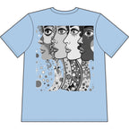 Artsy Pop Art Faces Graphic Tee