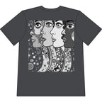 Artsy Pop Art Faces Graphic Tee