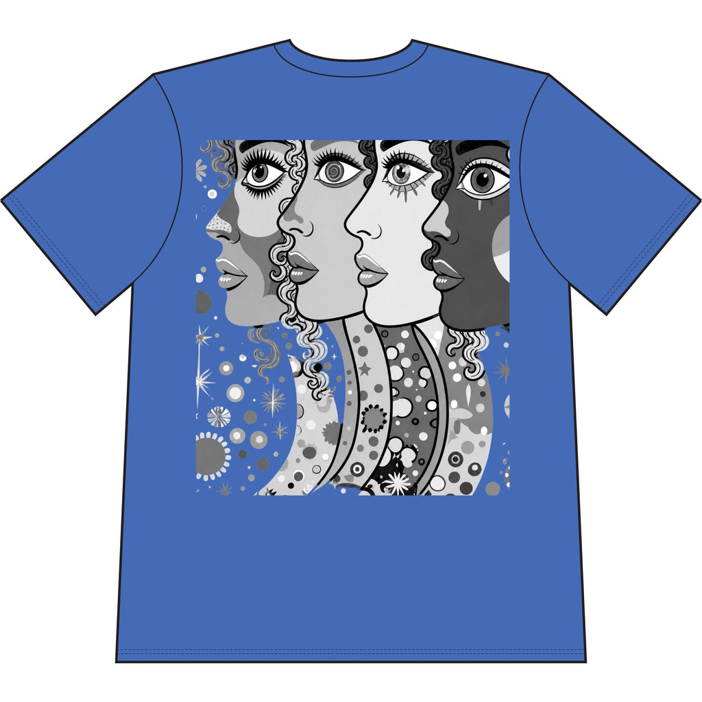 Artsy Pop Art Faces Graphic Tee – Tee's & Stuff at Art at Heart