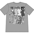 Artsy Pop Art Faces Graphic Tee