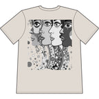 Artsy Pop Art Faces Graphic Tee