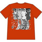 Artsy Pop Art Faces Graphic Tee