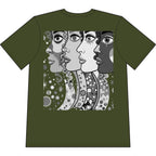 Artsy Pop Art Faces Graphic Tee