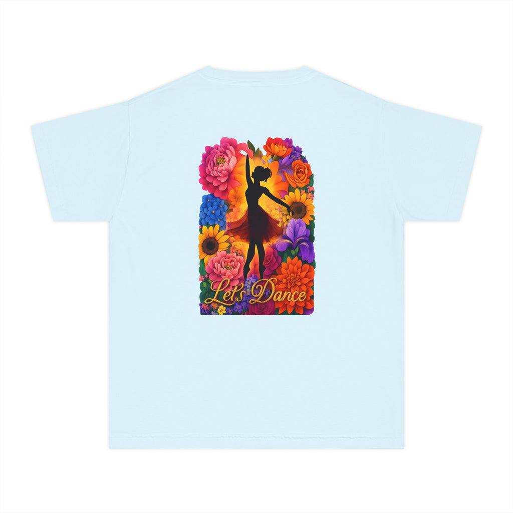 Let's Dance Floral Ballerina T--Shirt.
