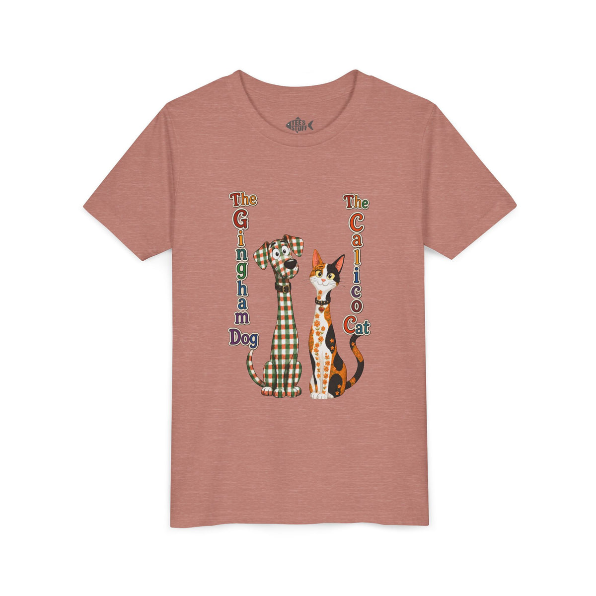 Gingham Dog & Calico Cat Kids Shirt