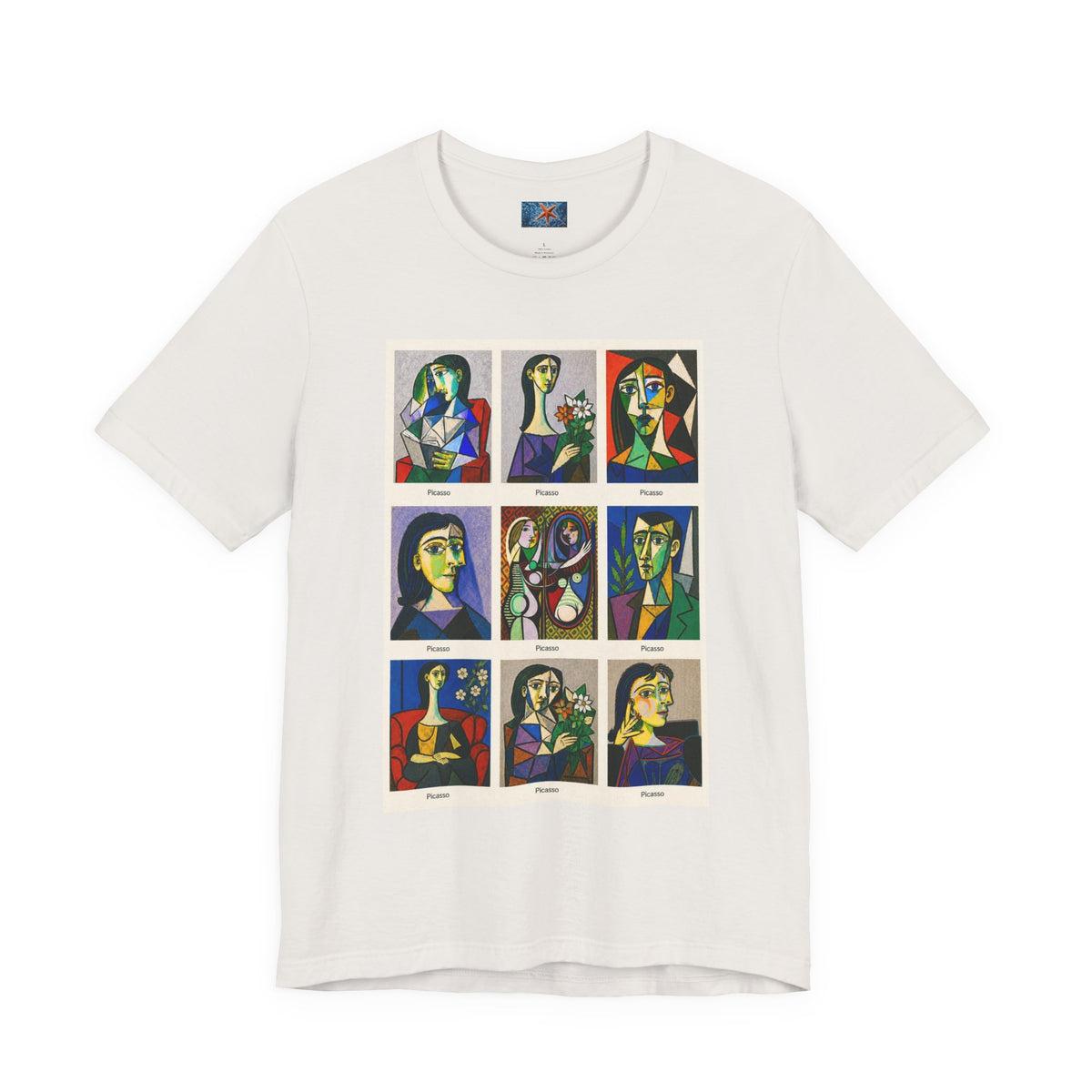 Picasso Portrait Grid T-Shirt | Unisex Art Graphic Tee