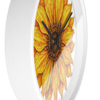Sunflower Wall Clock — Bright Floral Home Decor Timepiece
