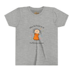 Youth Tee — "When the Praises Go Up, The Blessings Come Down" Kids Christian Shirt