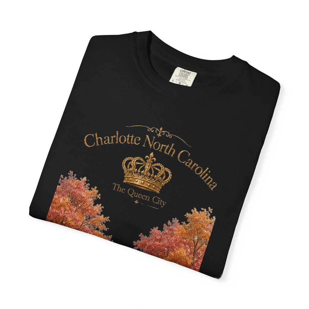 Charlotte North Carolina Autumn Tree Lane T-Shirt