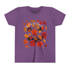 Youth Autumn Falling Leaves Short Sleeve Tee