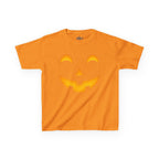 Kids Halloween Pumpkin Face Tee — Cute Jack-O'-Lantern T-Shirt for Children