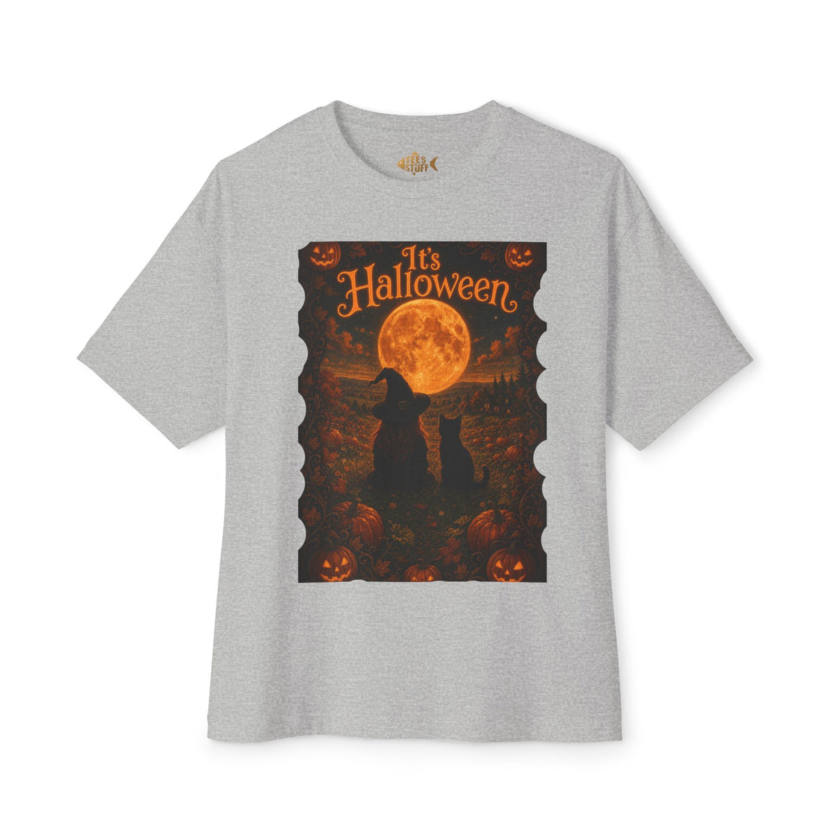 Halloween Tee-Unisex Oversized Boxy Tee