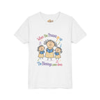 Youth Tee - 'When the Praises Go Up, The Blessings Come Down' Kids Choir Graphic