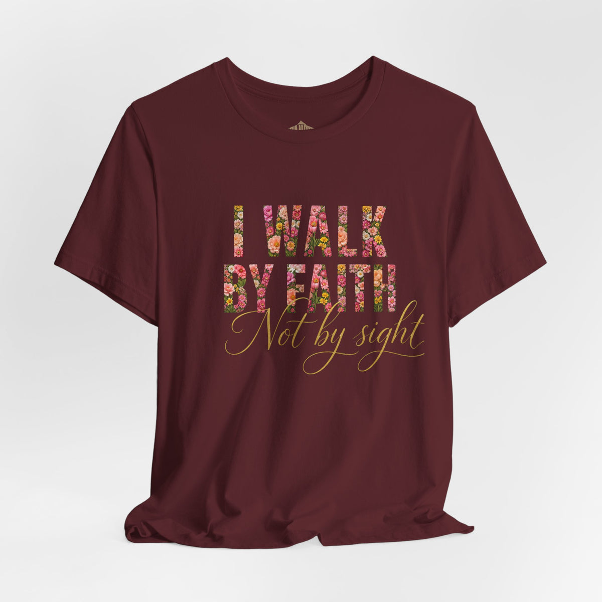 "I Walk by Faith" Bella Canvas 3001, Short sleeve T-shirt